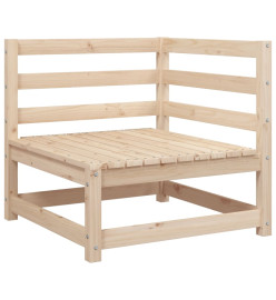 Salon de jardin 9 pcs bois de pin massif