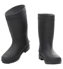 Bottes de pluie noir taille 38 PVC