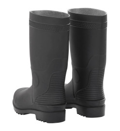 Bottes de pluie noir taille 40 PVC