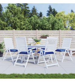 Coussins de palette lot de 6 bleu 50x50x7 cm tissu oxford