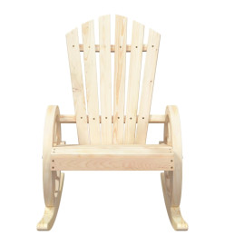 Salon de jardin 3 pcs bois de sapin massif