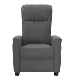 Fauteuil électrique de massage Gris foncé Tissu