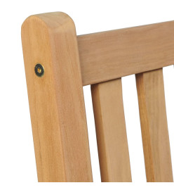 Chaises de jardin 8 pcs avec coussins vert vif Teck solide