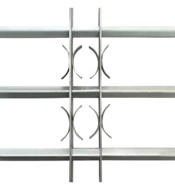 Grille réglable de sécurité de fenêtres et 3 barres 1000-1500mm