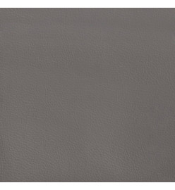 Têtes de lit 2 pcs Gris 100x5x78/88 cm Similicuir