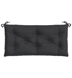 Coussin de banc de jardin noir 100x50x7 cm tissu oxford