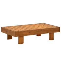 Salon de jardin 5 pcs avec coussins gris foncé Bois massif