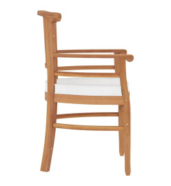 Ensemble à manger de jardin 9 pcs Bois de teck solide