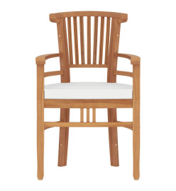 Ensemble à manger de jardin 7 pcs Bois de teck solide
