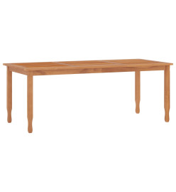 Ensemble à manger de jardin 7 pcs Bois de teck solide