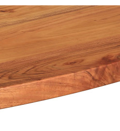 Dessus de table 110x50x2,5 cm ovale bois massif d'acacia