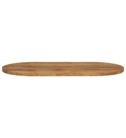 Dessus de table 100x40x2,5 cm ovale bois massif de manguier