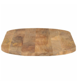 Dessus de table 90x40x3,8 cm ovale bois massif de manguier