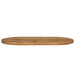 Dessus de table 110x50x3,8 cm ovale bois massif de manguier