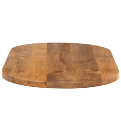 Dessus de table 110x50x3,8 cm ovale bois massif de manguier