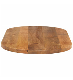 Dessus de table 100x50x3,8 cm ovale bois massif de manguier