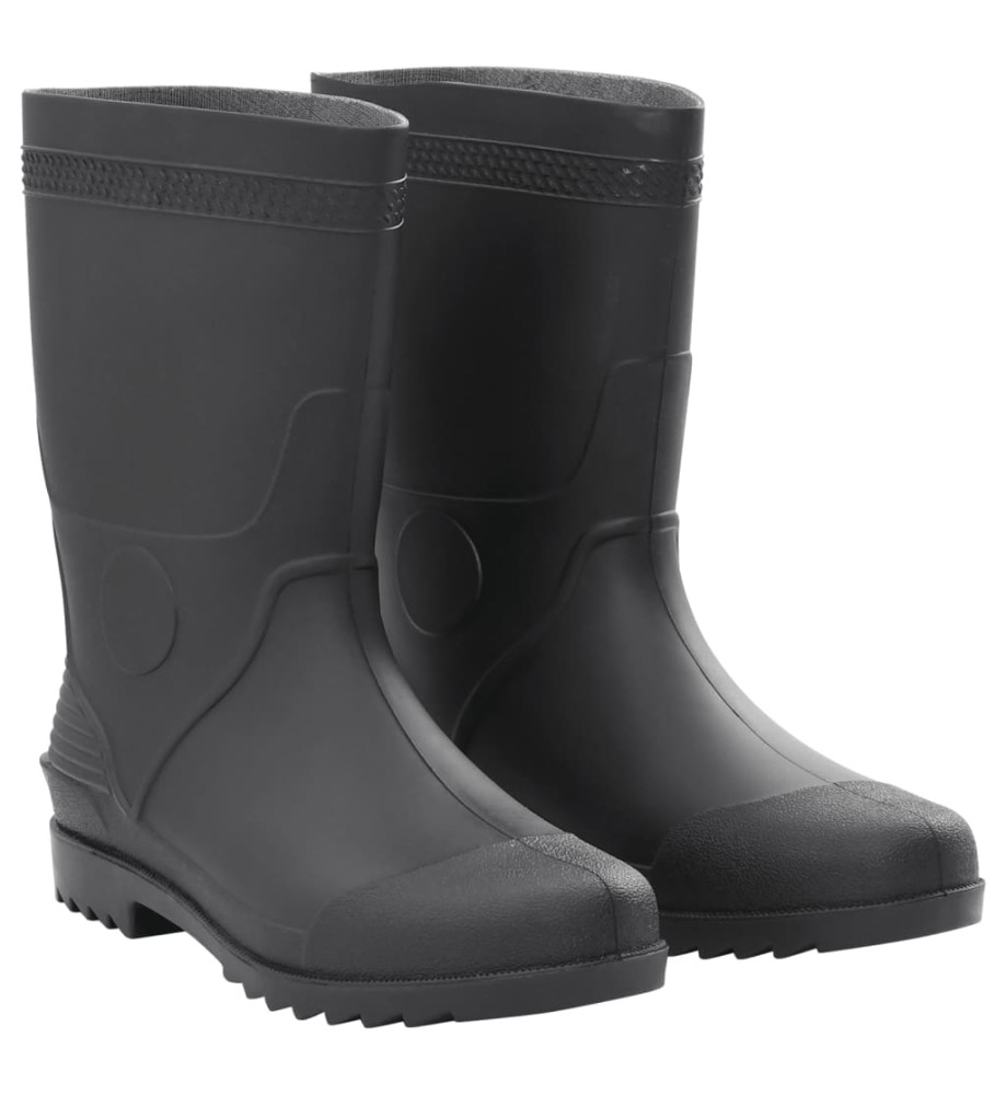 Bottes de pluie noir taille 46 PVC