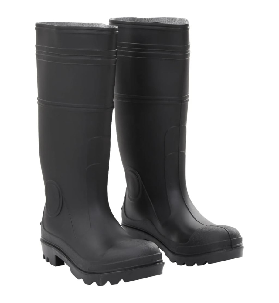 Bottes de pluie noir taille 39 PVC