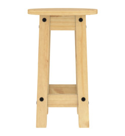 Tabourets de bar lot de 2 bois massif de pin