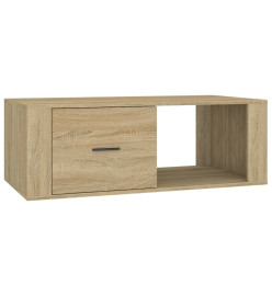 Table basse Chêne sonoma 100x50,5x35 cm Bois d'ingénierie