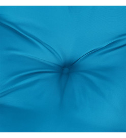 Coussins de chaise à dossier bas lot de 6 bleu clair