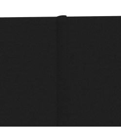 Panneaux muraux 12 pcs Noir 60x30 cm Tissu 2,16 m²