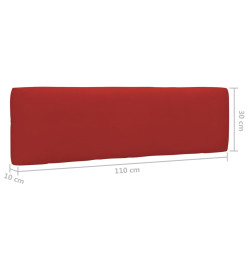 Canapé central palette de jardin marron miel bois pin imprégné