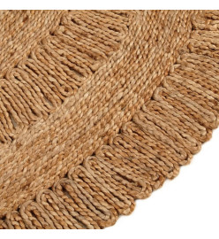 Tapis Jute tressé à la main 150 cm Rond