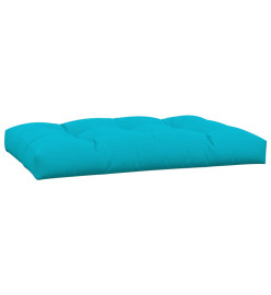 Coussins de palette lot de 3 turquoise tissu