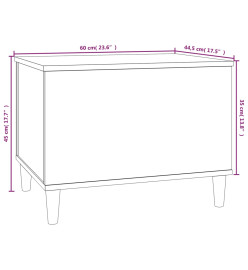 Table basse Chêne sonoma 60x44,5x45 cm Bois d'ingénierie