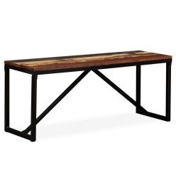 Banc 110 x 35 x 45 cm Bois de récupération massif