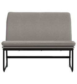 Banc Taupe 100x75x76 cm Tissu