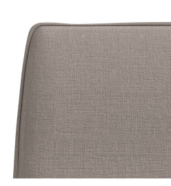 Banc Taupe 100x75x76 cm Tissu