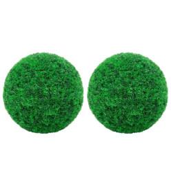 Boules de buis artificielles 2 pcs 45 cm