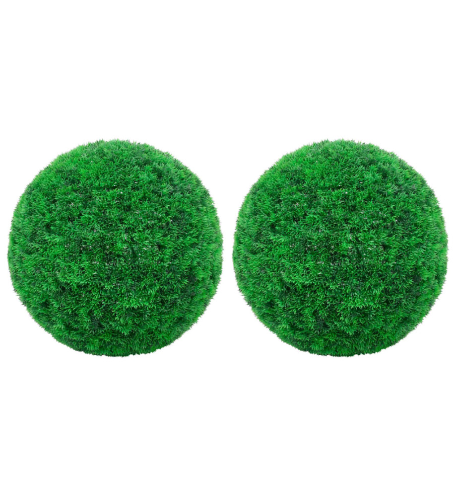 Boules de buis artificielles 2 pcs 45 cm