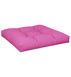 Coussins de palette 2 pcs rose tissu