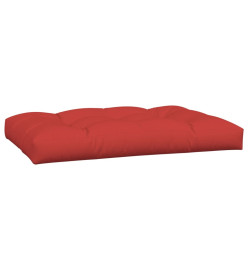 Coussins de palette 3 pcs rouge tissu