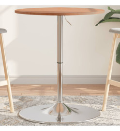 Table de bar Ø60x89,5 cm bois massif de hêtre