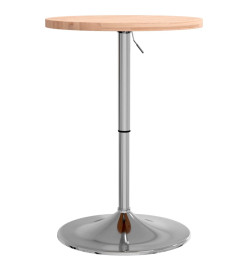 Table de bar Ø50x90,5 cm bois massif de hêtre