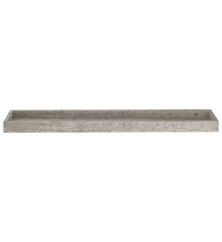 Étagères murales Loggia 4 pcs Gris béton 80x15x4 cm MDF