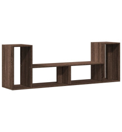 Meubles TV 2 pcs chêne marron 75x30x50 cm bois ingénierie