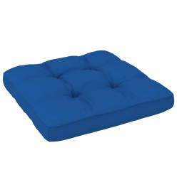 Salon de jardin palette 6 pcs et coussins pin imprégné de blanc