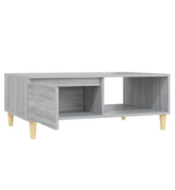 Table basse Sonoma gris 90x60x35 cm Aggloméré