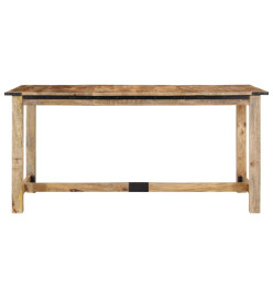 Table à manger 160x80x75 cm bois de manguier massif