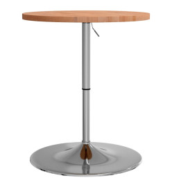 Table de bar Ø60x90,5 cm bois massif de hêtre