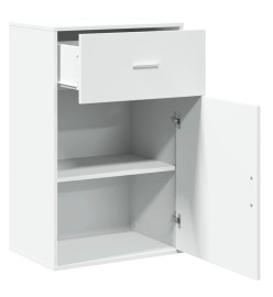 Armoire de rangement blanc 56,5x39x90 cm bois d'ingénierie