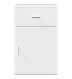 Armoire de rangement blanc 56,5x39x90 cm bois d'ingénierie
