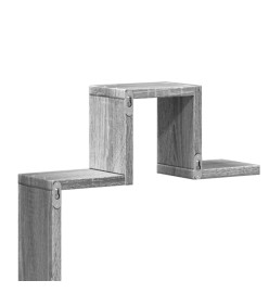 Étagère murale sonoma gris 104,5x10x43 cm bois d'ingénierie