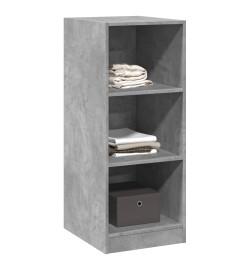 Garde-robe gris béton 48x41x102 cm bois d'ingénierie