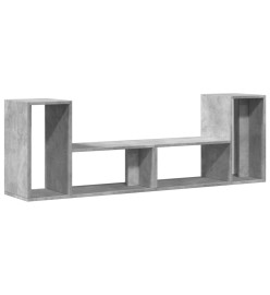 Meubles TV 2 pcs gris béton 75x30x50 cm bois d'ingénierie